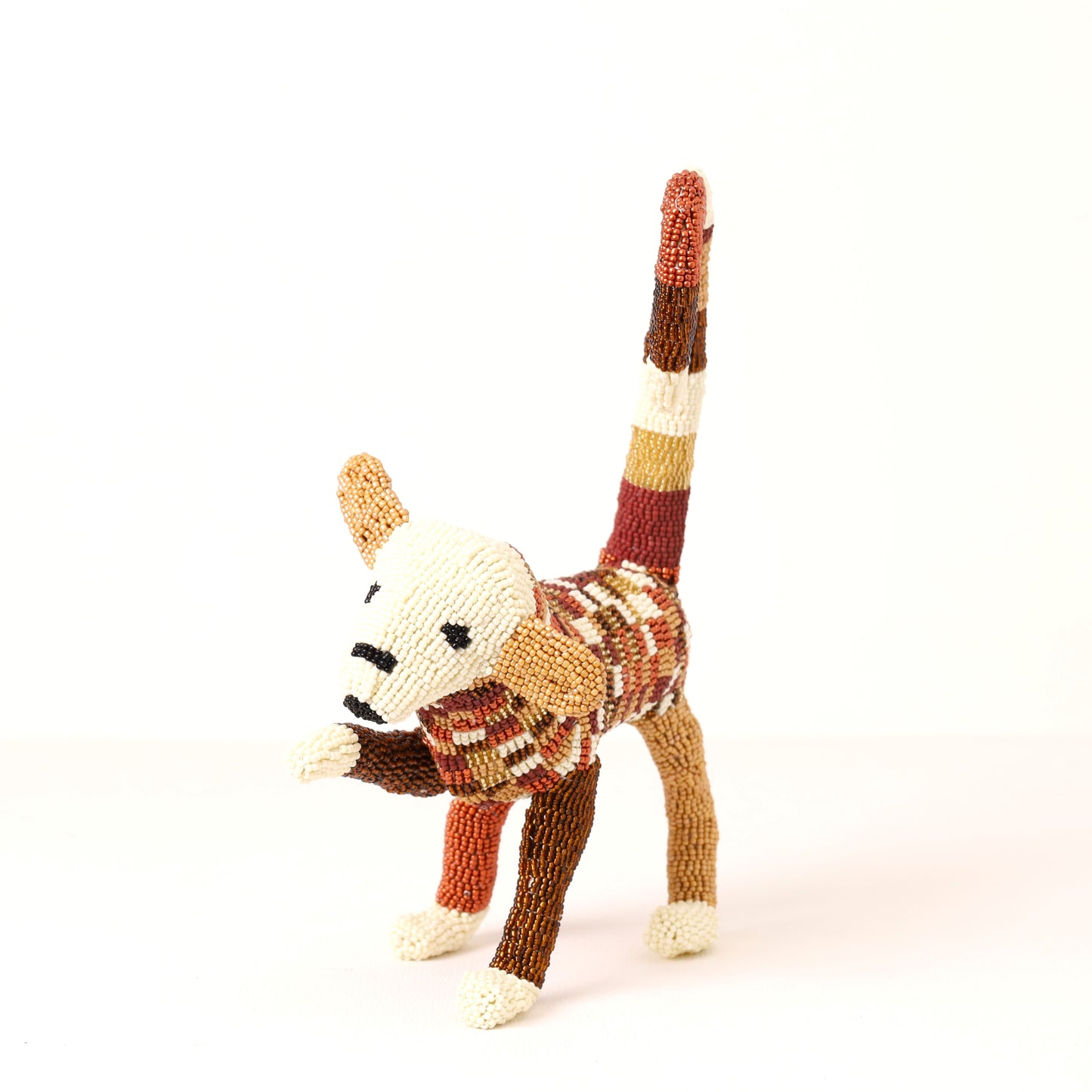 beaded monkey art