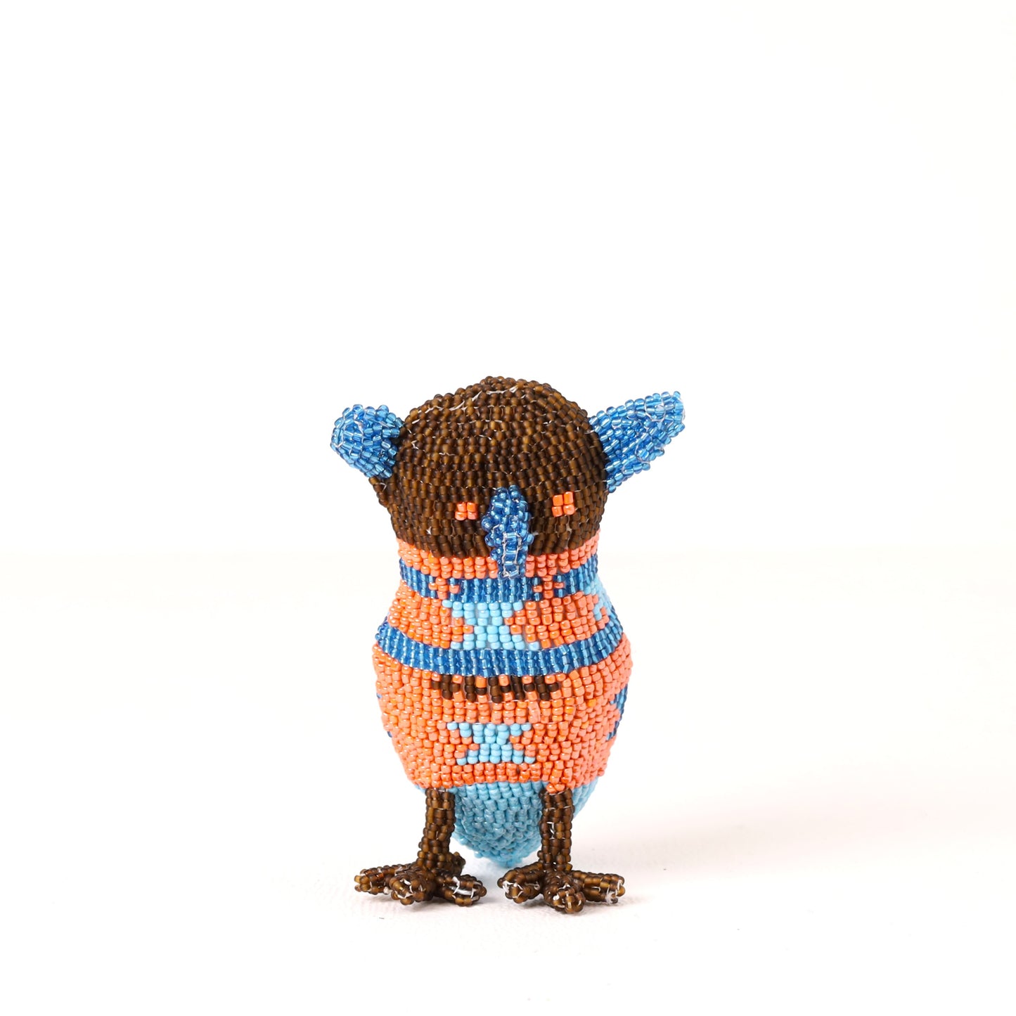 beaded owl art