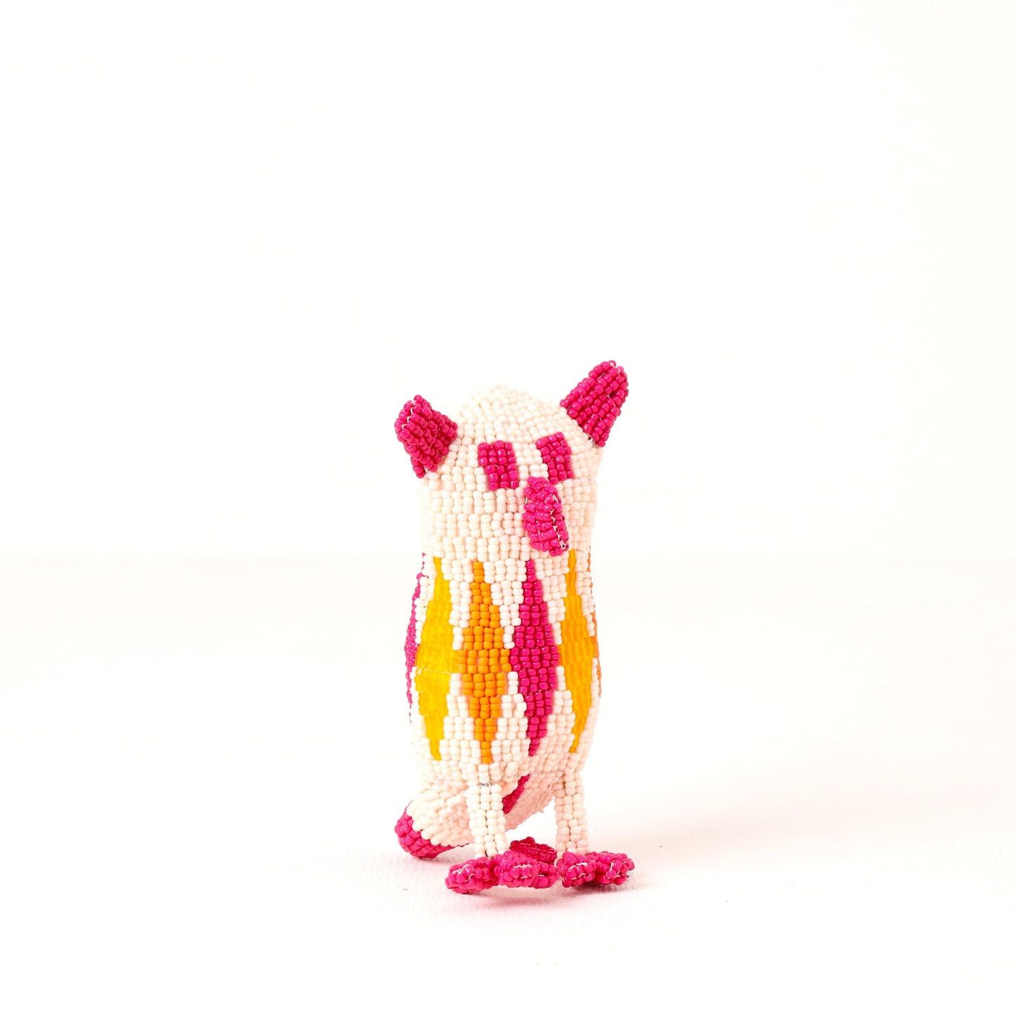 beaded owl art