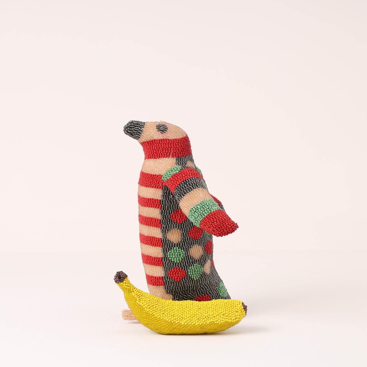 beaded penguin art