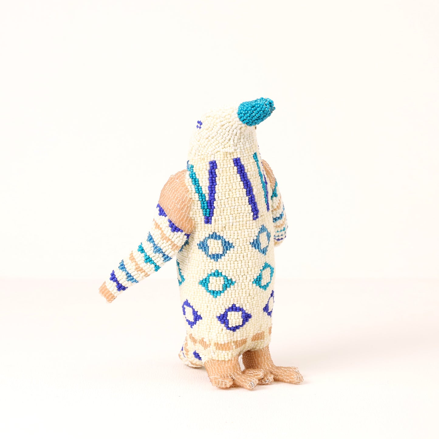 beaded penguin art