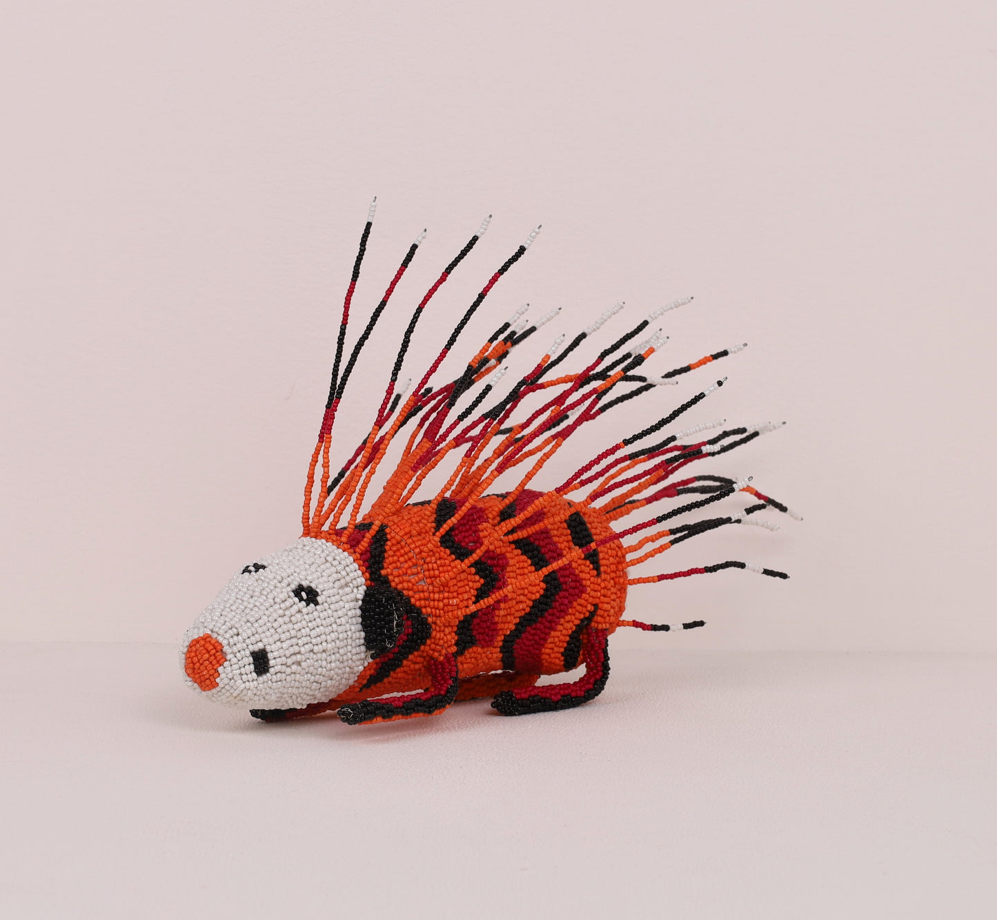 beaded porcupine art