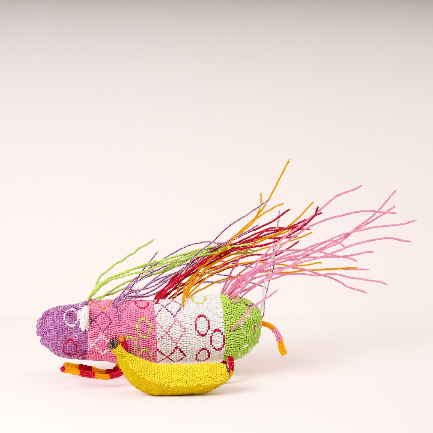 beaded porcupine art