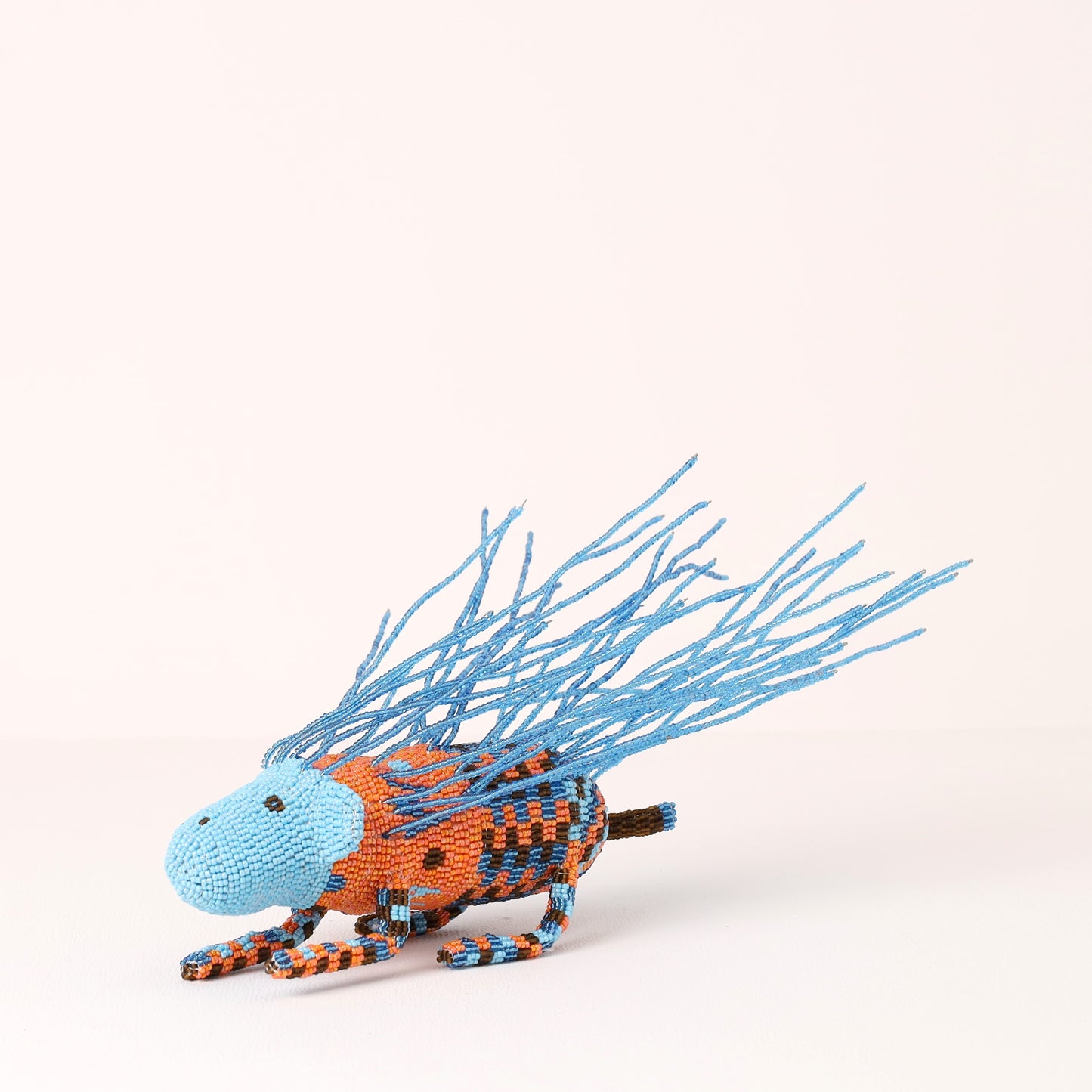 beaded porcupine art