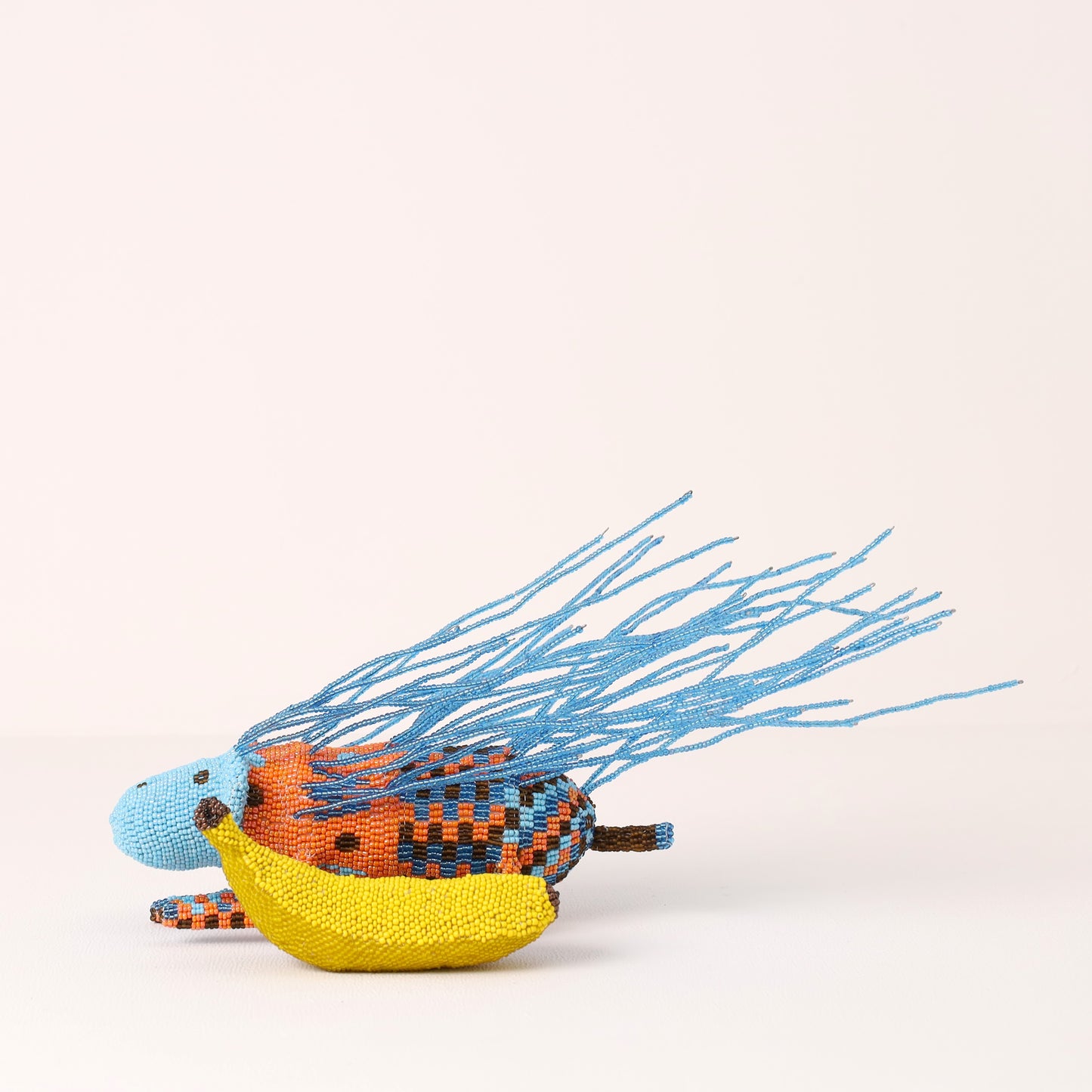 beaded porcupine art
