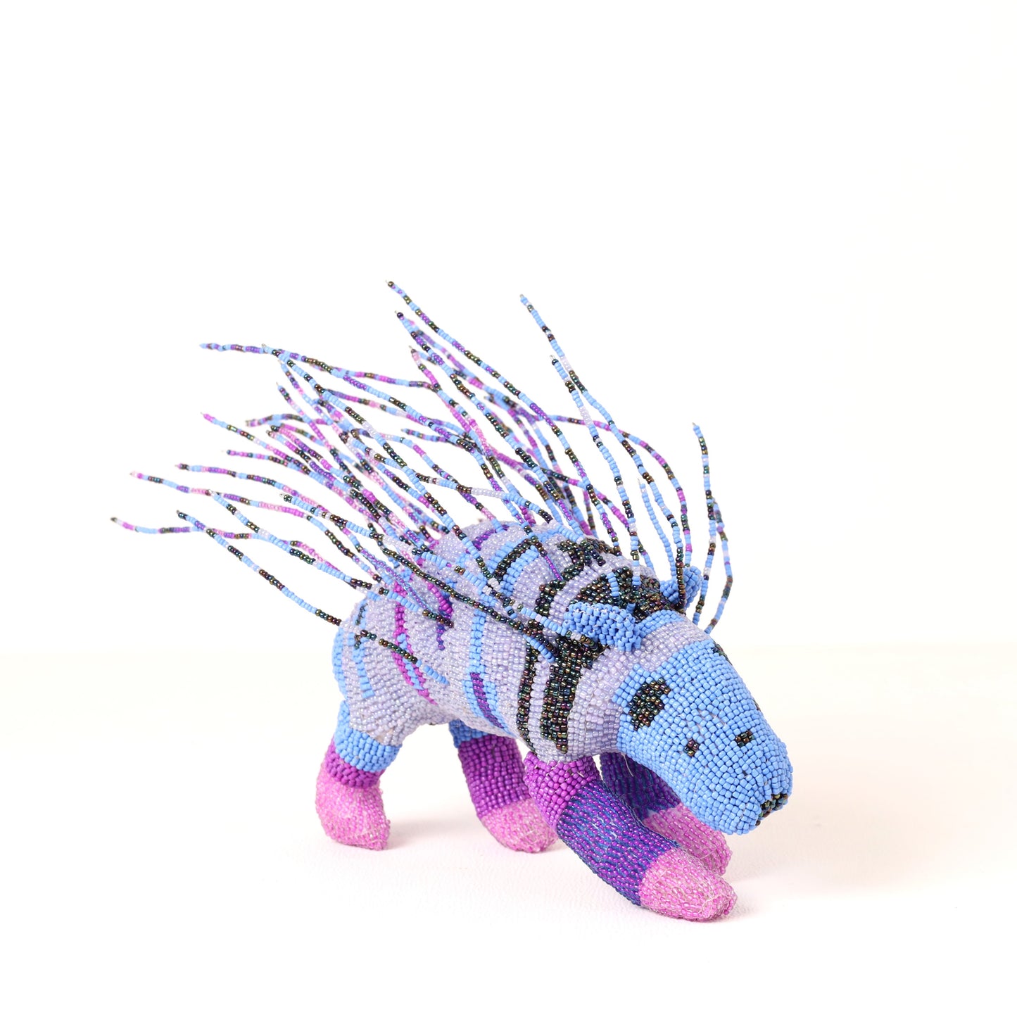 beaded porcupine art