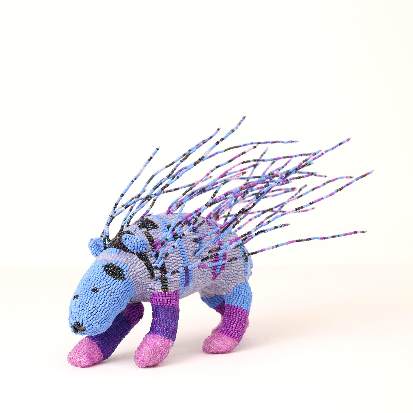 beaded porcupine art
