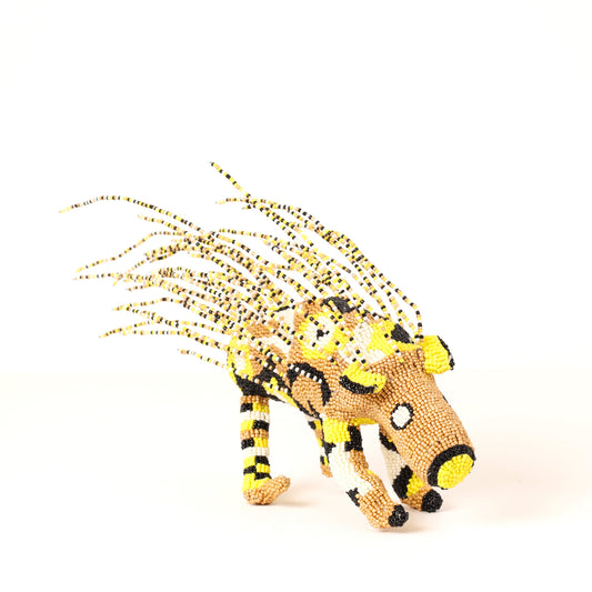 beaded porcupine art