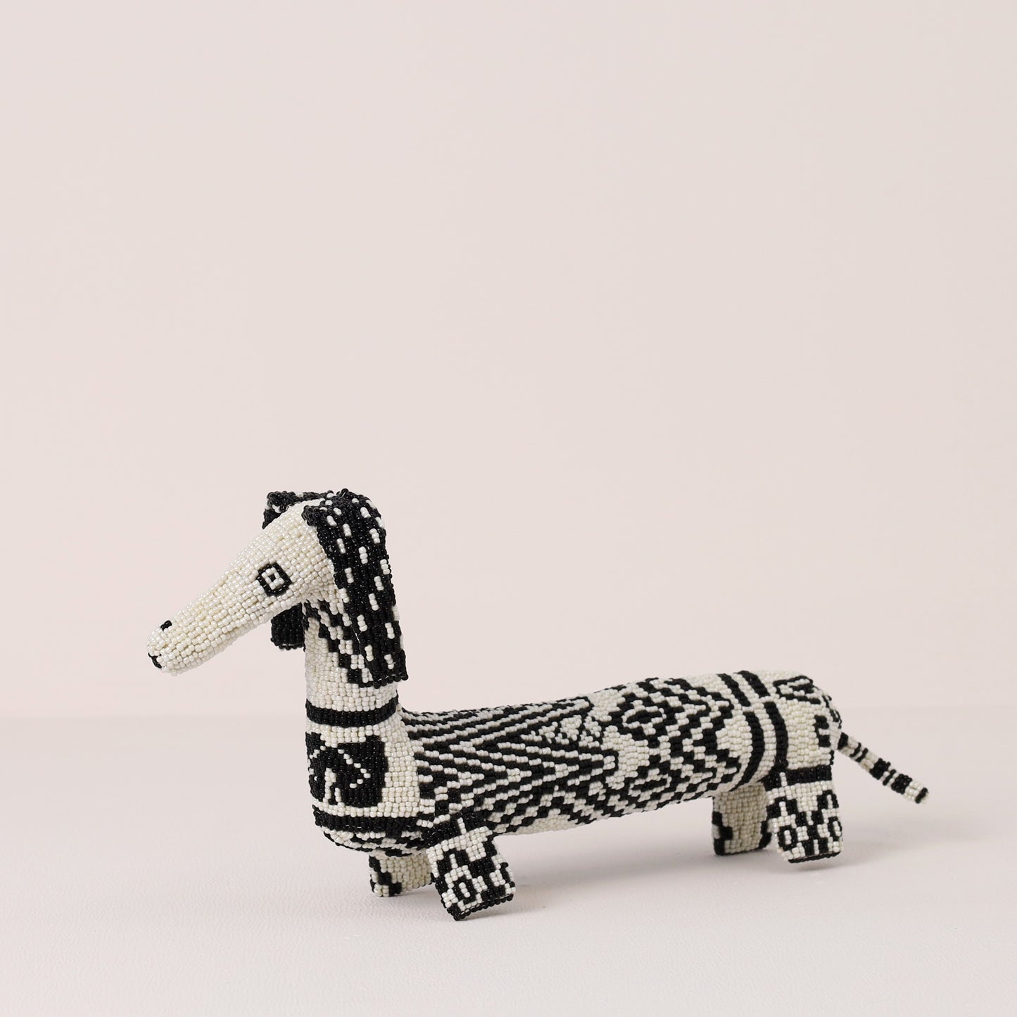 beaded dog art
