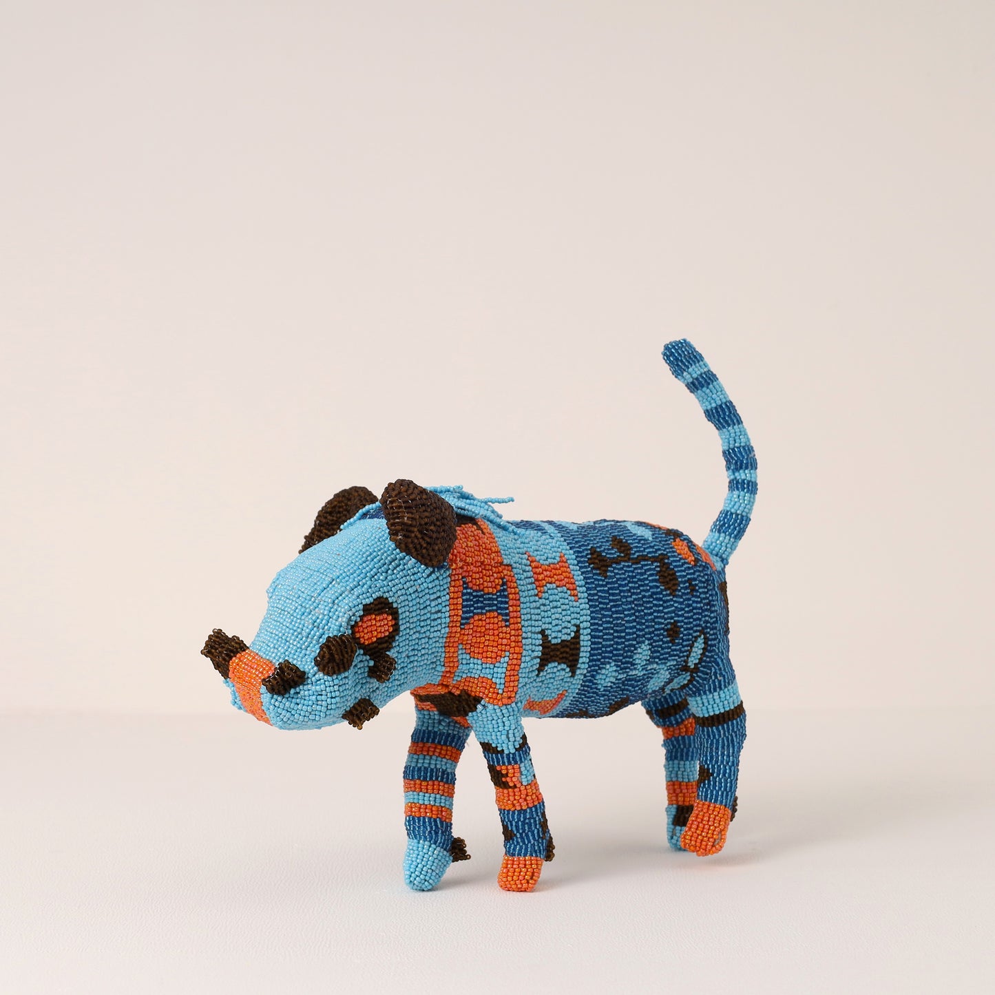 beaded warthog art