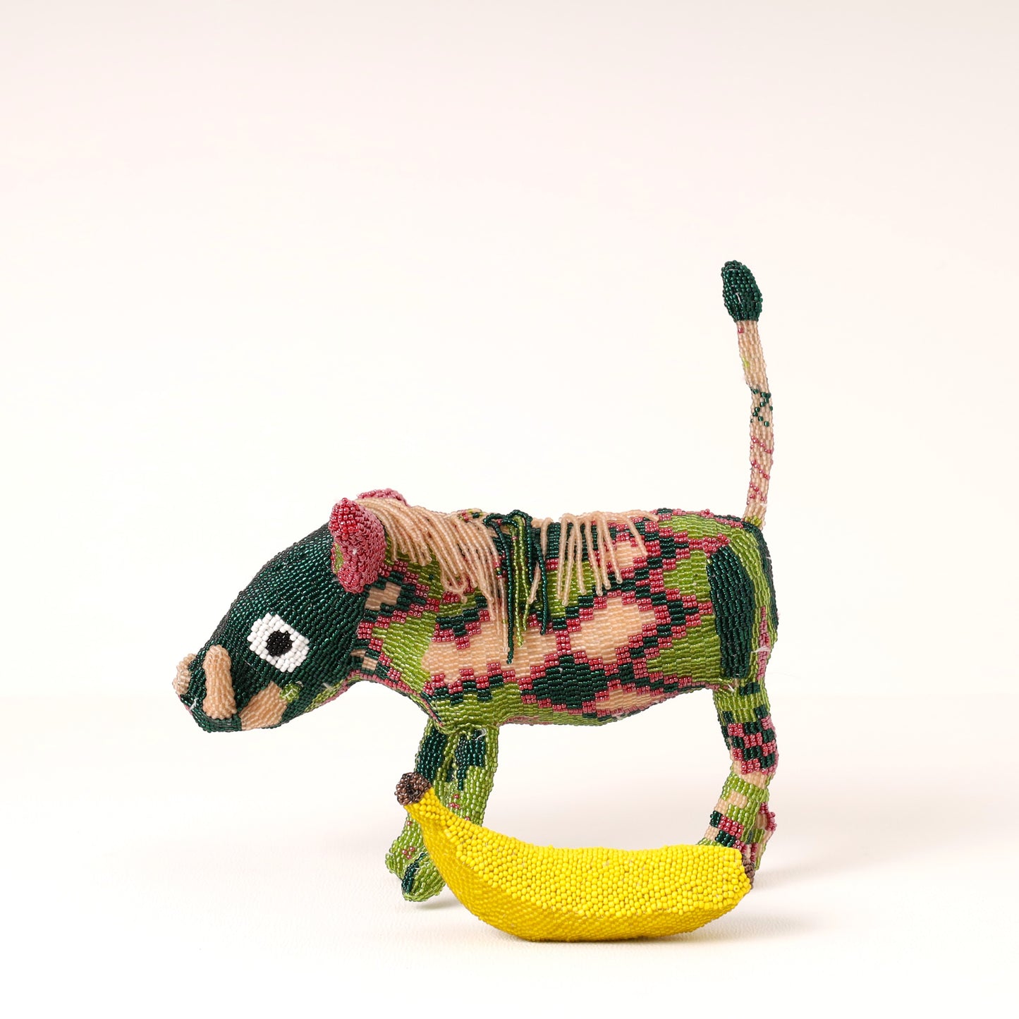 beaded warthog art
