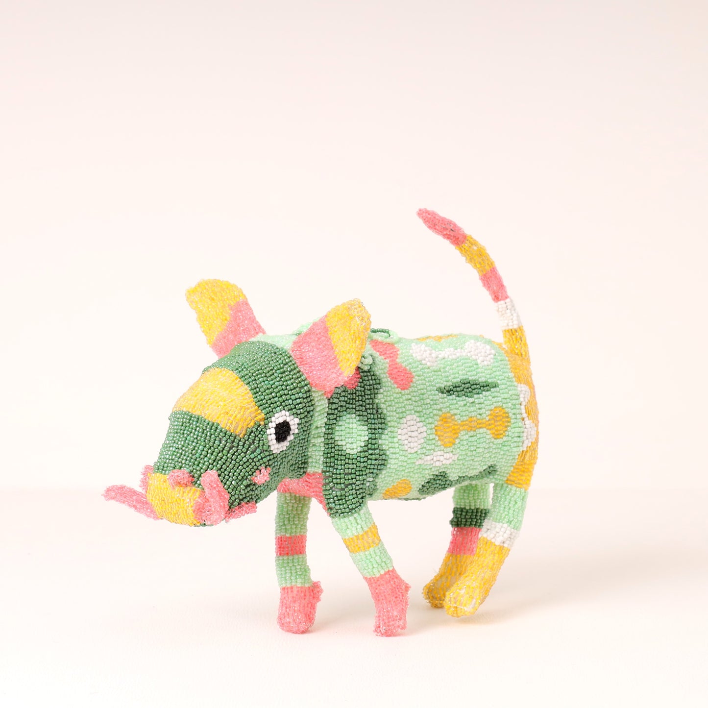 beaded warthog art