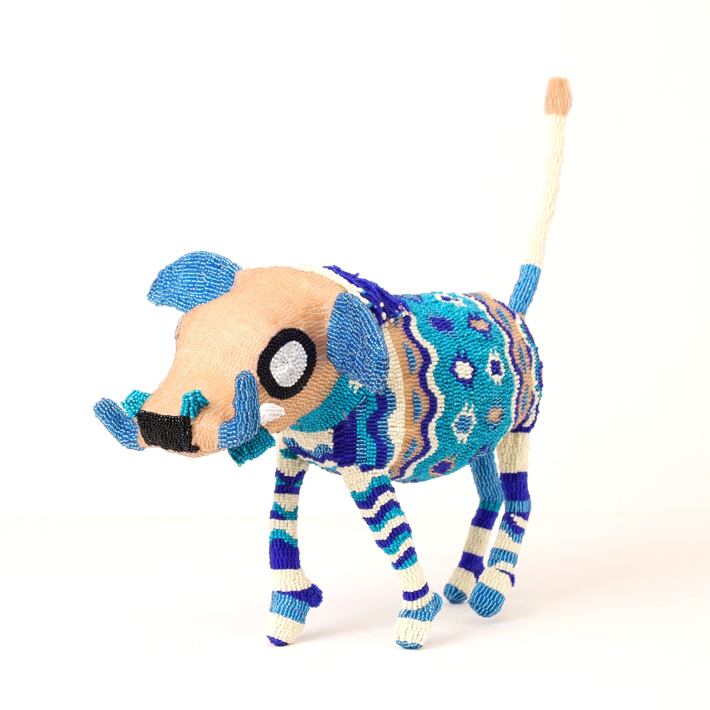 beaded warthog art