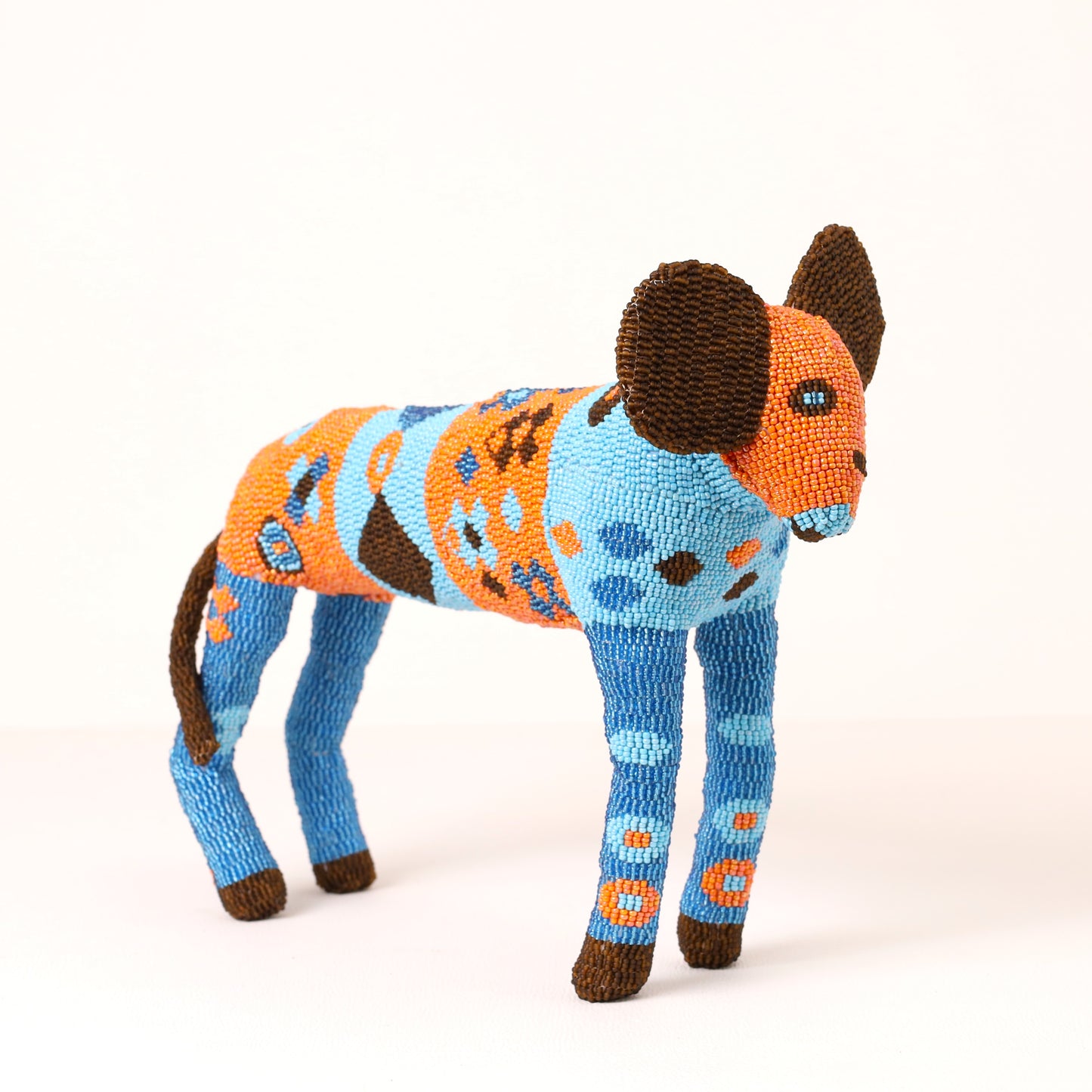 beaded wilddog art