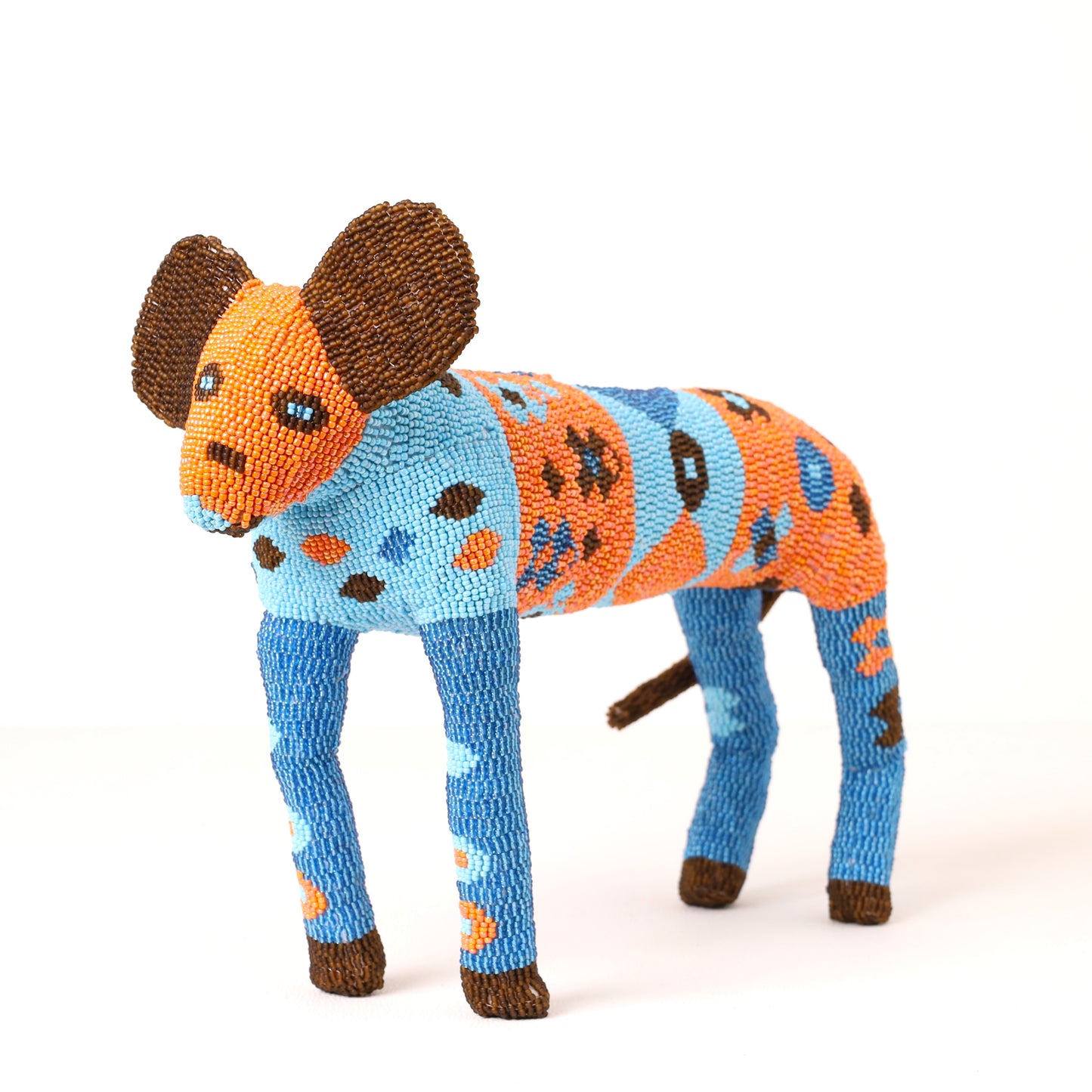 beaded wilddog art