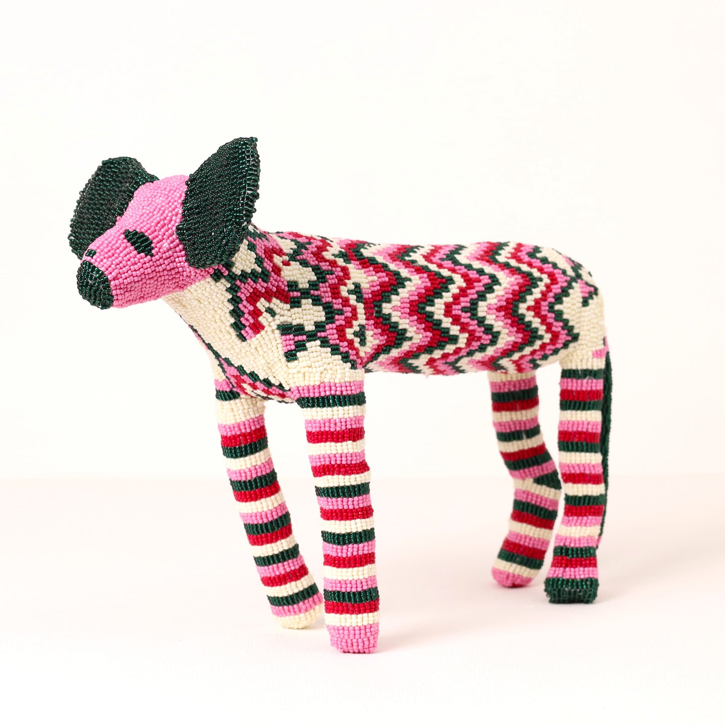 beaded wilddog art