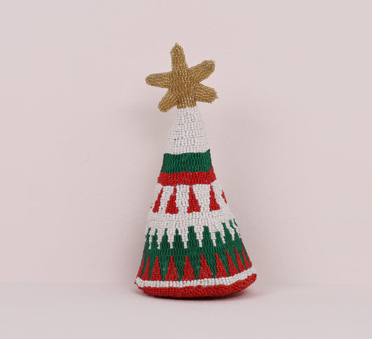 beaded festive tree