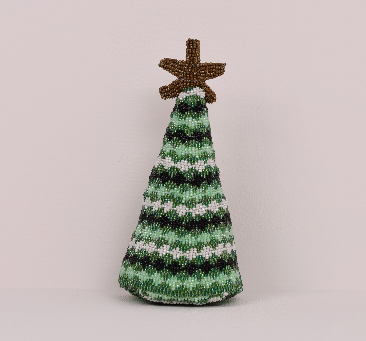 beaded festive tree