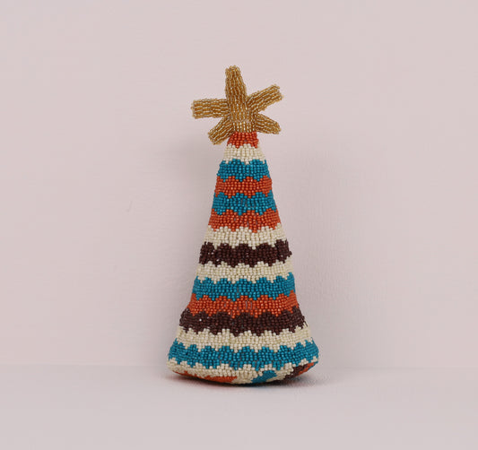 beaded festive tree