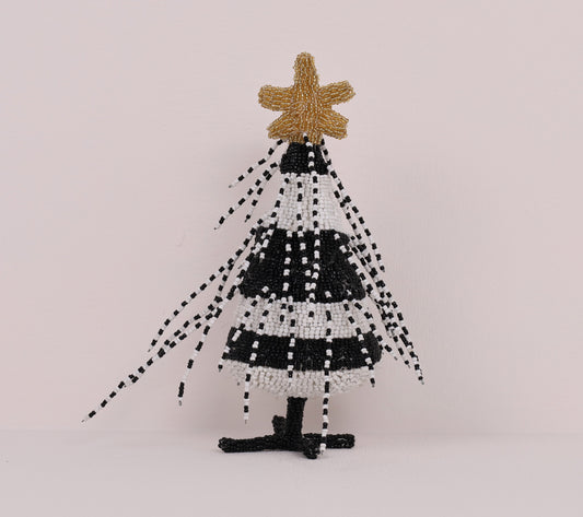 beaded festive tree