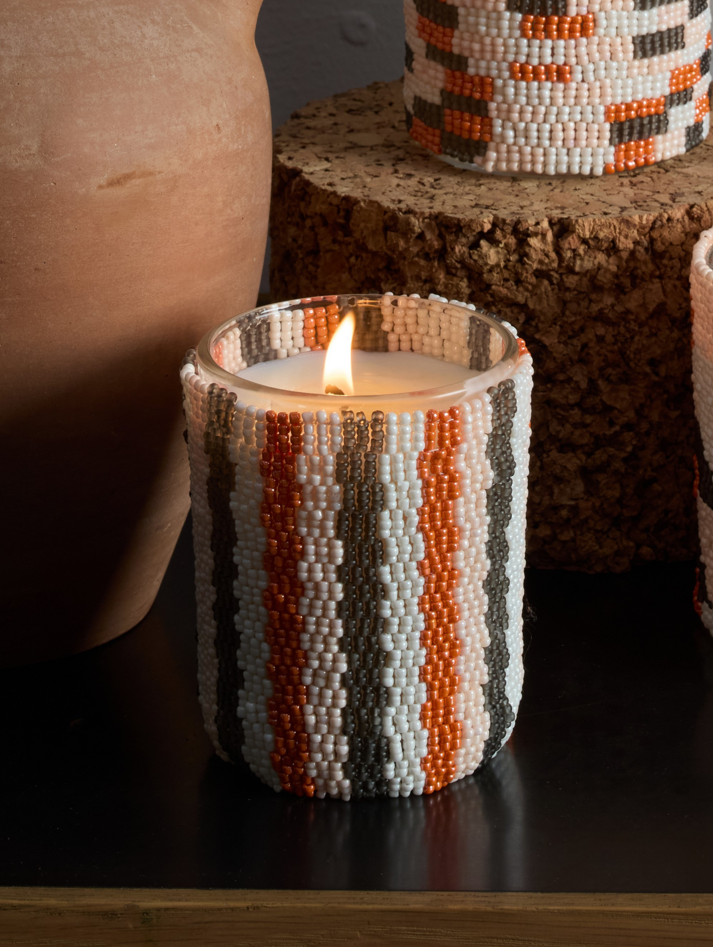 Beaded Nova Candle